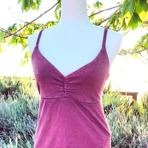 Hemp Tank Top by Texture~Maroon